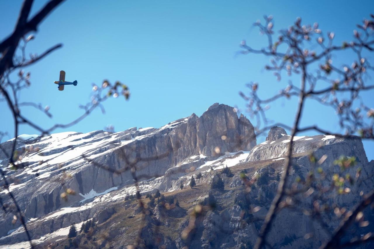 Hotel Alpina Kandersteg Bagian luar foto